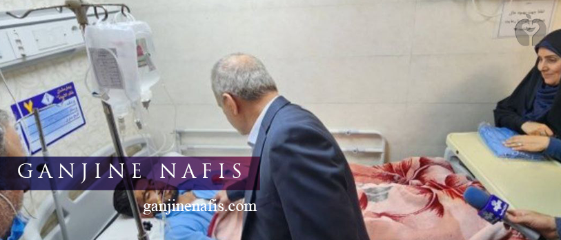عیادت رئیس جمهور از مصدومان حادثه بندر شهید رجایی